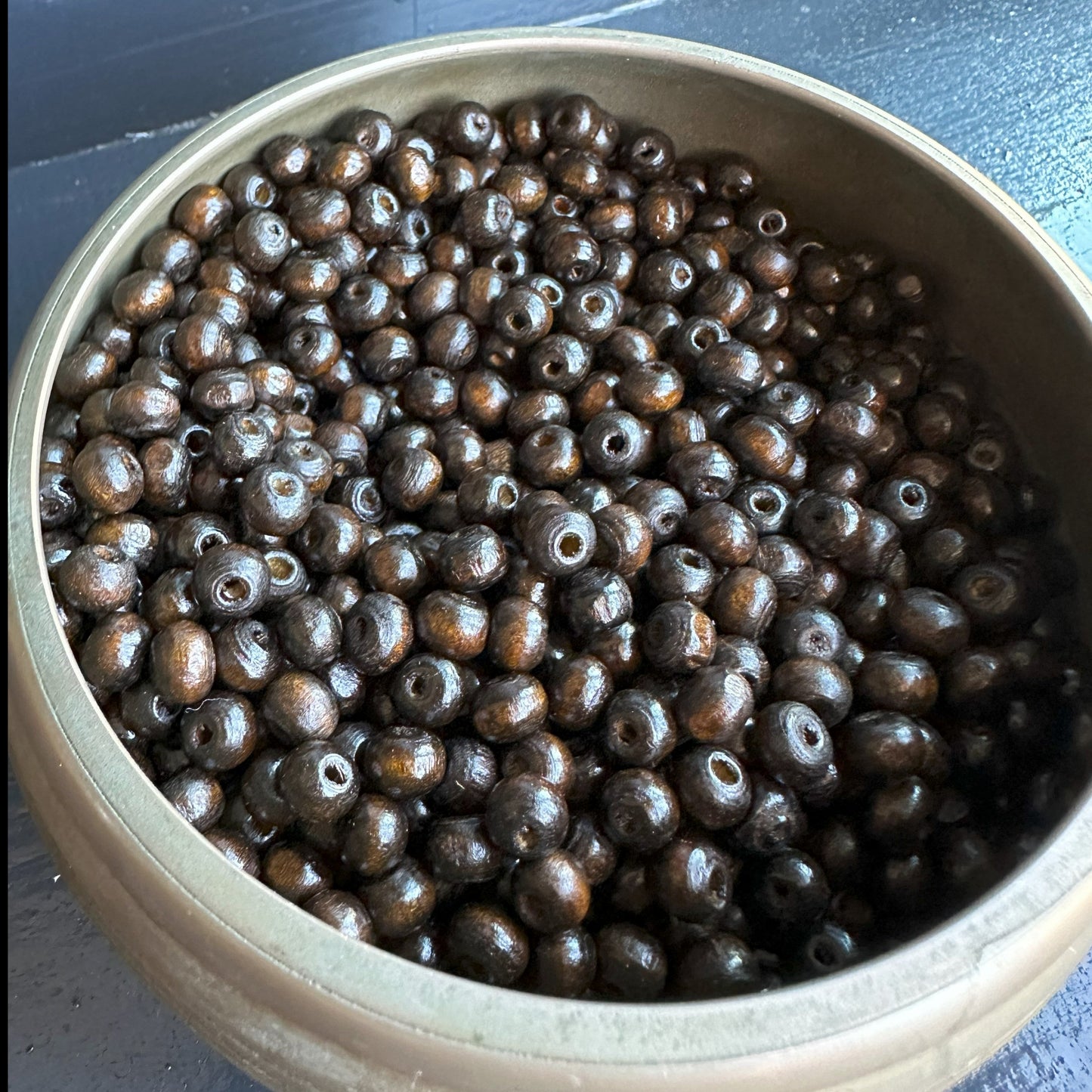 brown wood beads 8mm for bracelet making fun