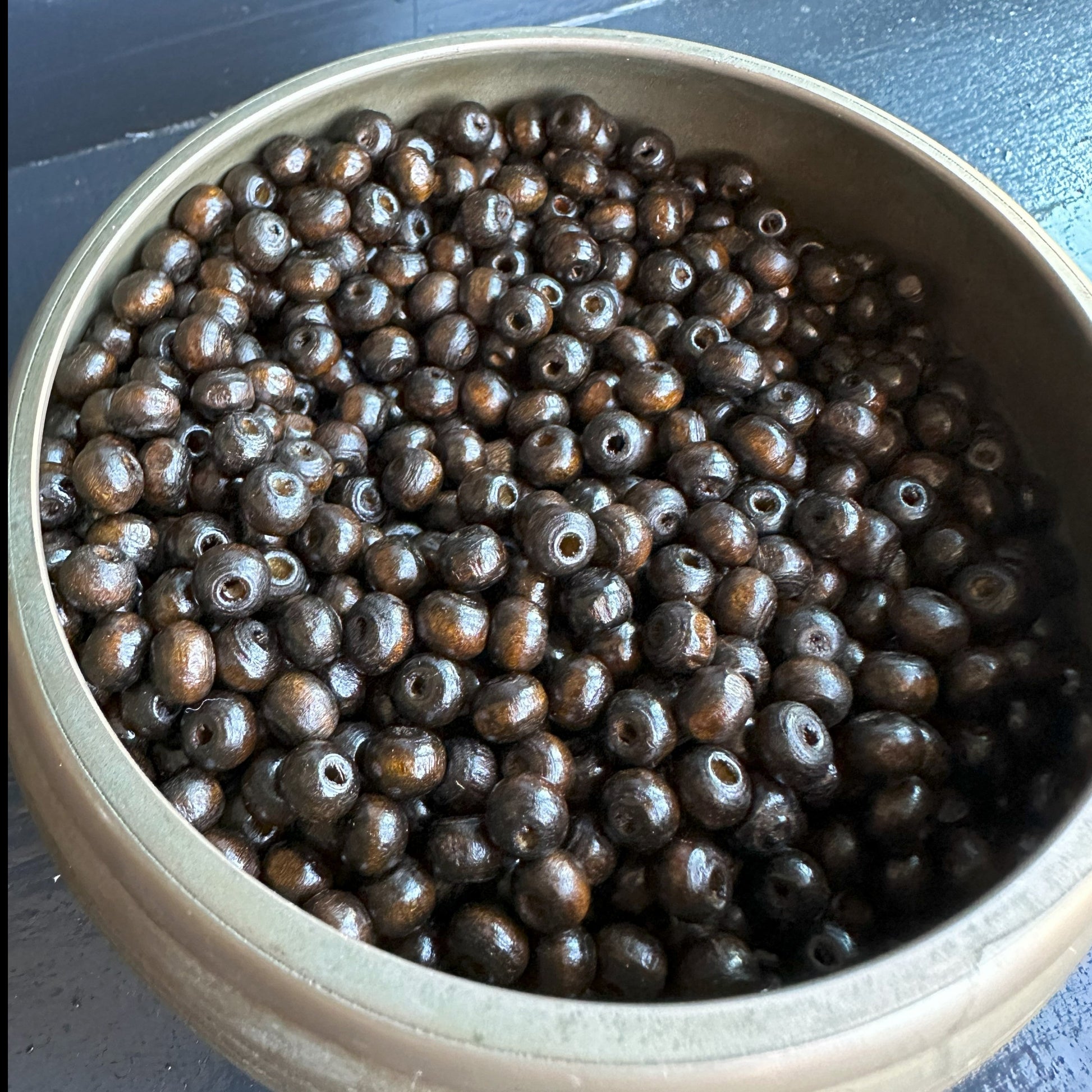 brown wood beads 8mm for bracelet making fun