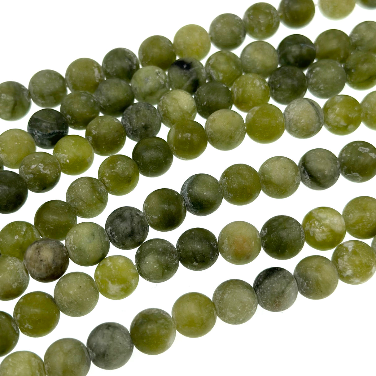 8mm - Taiwan Jade - Round - Frosted