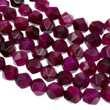 8mm - Pink Tiger Eye - Star Cut - Faceted